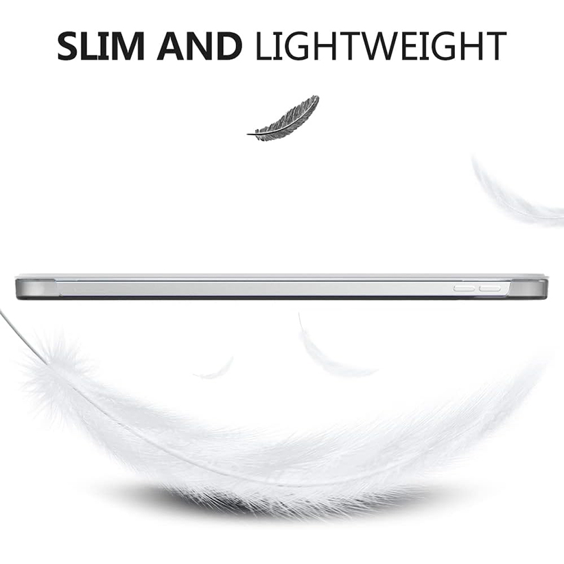 Slim Stand Cover for iPad Air 13-inch, Auto Wake/Sleep Smart Shell with Translucent Back